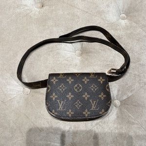 Monogram belt bag